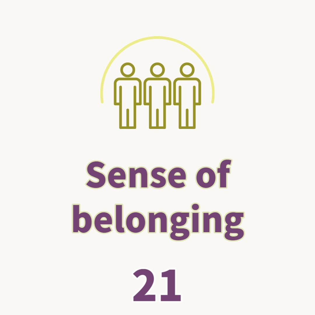 Sense of belonging
