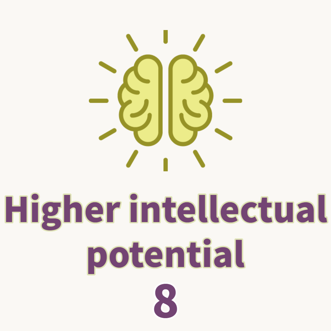 Higher intellectual potential
